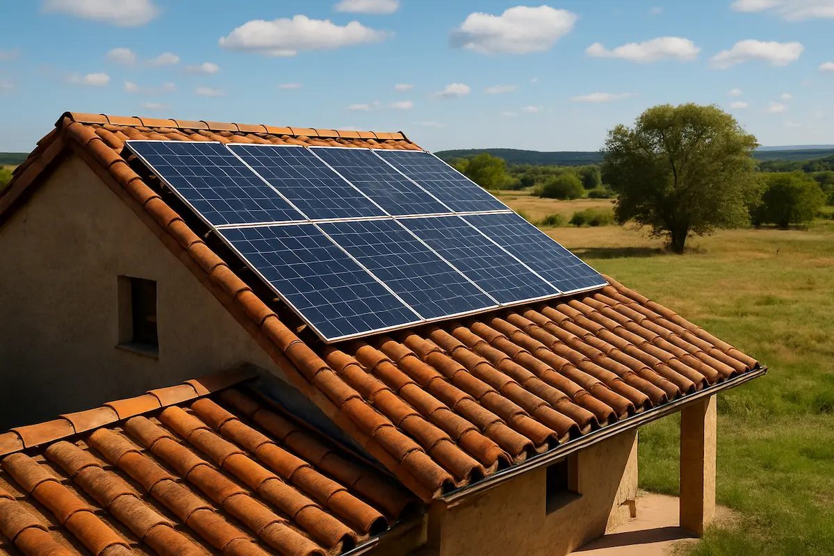 Placas Solares para casa de campo en Madrid